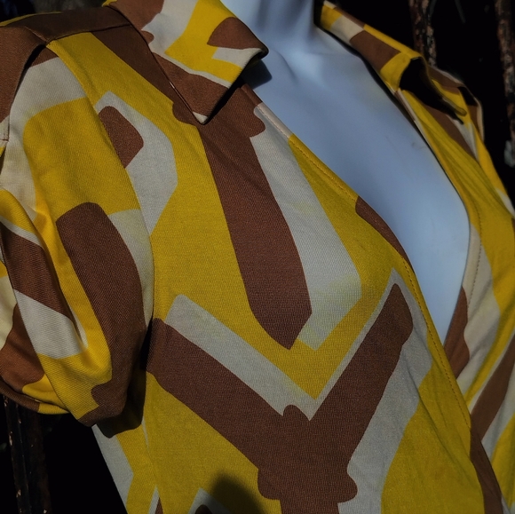 Diane Von Furstenberg wrap top Small vintage - Picture 4 of 8